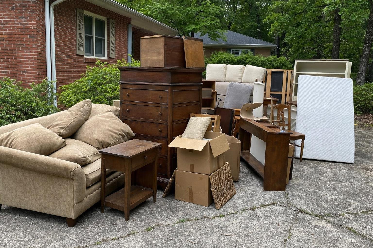 Photo of illustrative image of appliance removal work