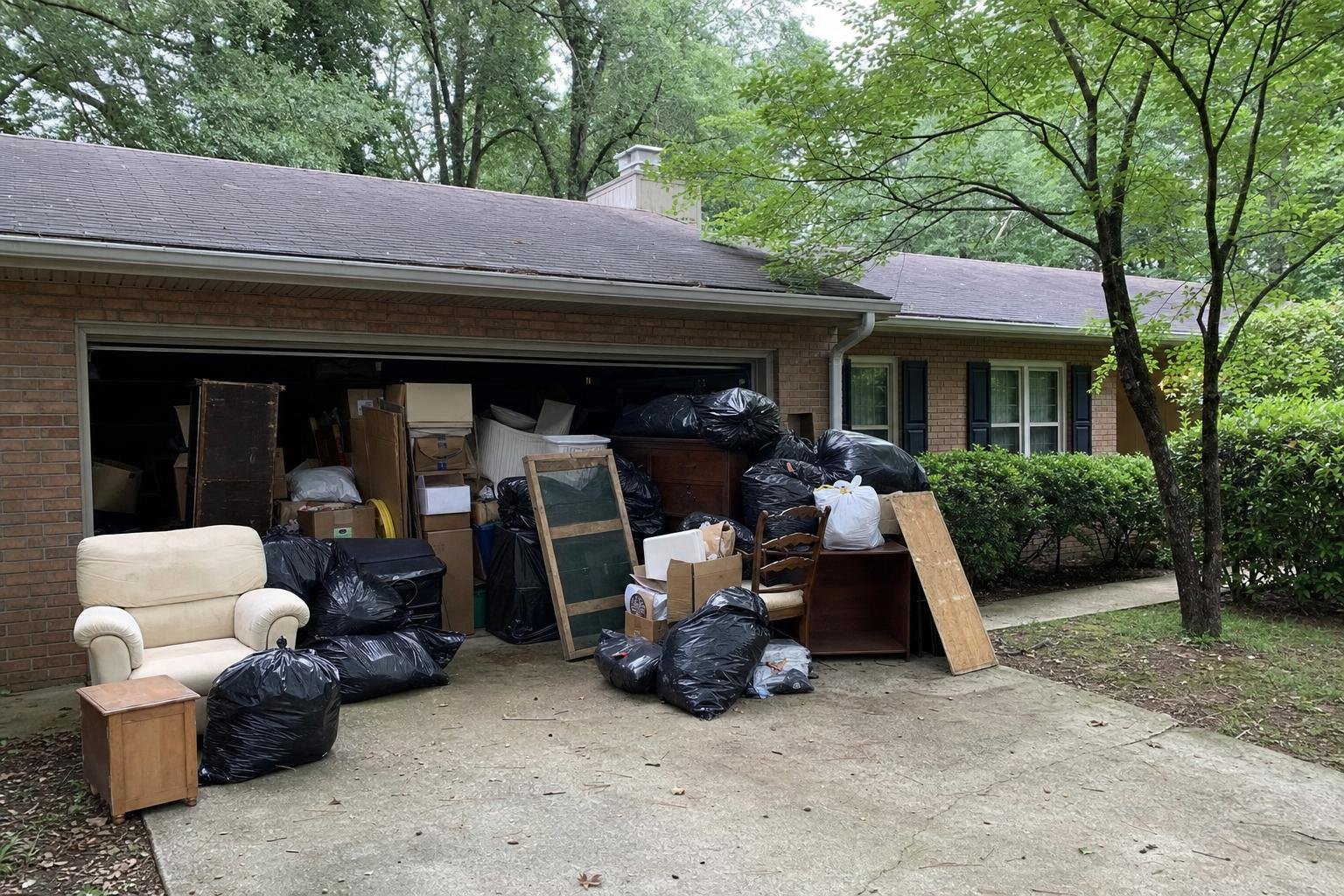 Illustrative image of estate cleanout work